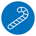 Candy cane icon