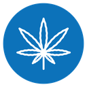 Cannabis leaf icon