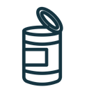 Canned food icon
