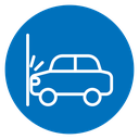 Car accident icon