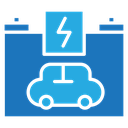 Car battery icon