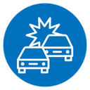 Car crash icon