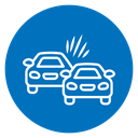 Car crash icon