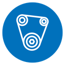 Car fan belt icon