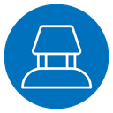 Car headrest icon