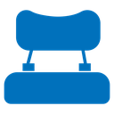 Car headrest icon