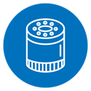 Car oil filter icon