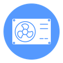 Car radiator icon