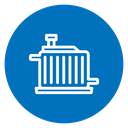 Car radiator icon