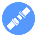 Car seat belt icon
