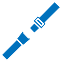 Car seat belt icon