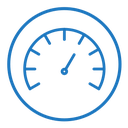 Car speedometer icon