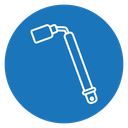 Car wheel brace icon