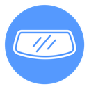Car windscreen Color Filled icon