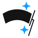 Car windscreen wiper icon