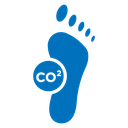 Carbon footprint icon