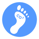 Carbon Footprint CO2 Color Filled icon
