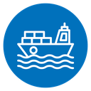 Cargo ship icon