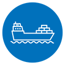 Cargo ship icon
