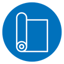 Carpet roll icon