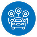 Carpool share icon