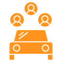 Carpool Share Passengers icon