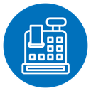 Cash register icon