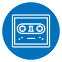 Cassette tape 3 icon