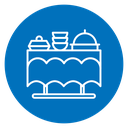 Catering buffet icon