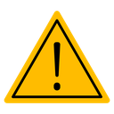 Caution Attention Color Filled icon