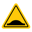 Caution speed Ramps sign icon
