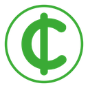Cedi sign icon