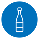 Champagne bottle icon