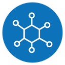 Chart connected icon
