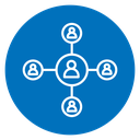 Chart network 2 icon