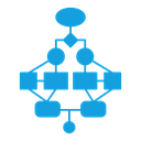 Chart tree icon
