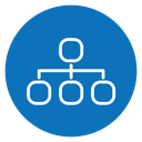 Chart tree icon