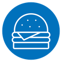 Cheese burger icon