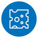 Cheese slice icon