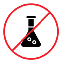 Chemical free sign icon