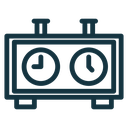 Chess clock icon