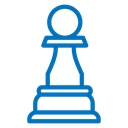 Chess pawn 3 icon