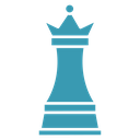 Chess queen icon