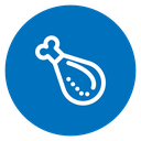 Chicken leg icon