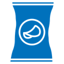 Chips bag icon