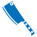 Chopper knife icon