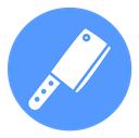 Chopper knife Color Filled icon