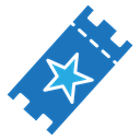 Cinema ticket icon