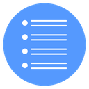 Circle Bullet List icon