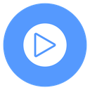 Circle Play Button Color Filled icon